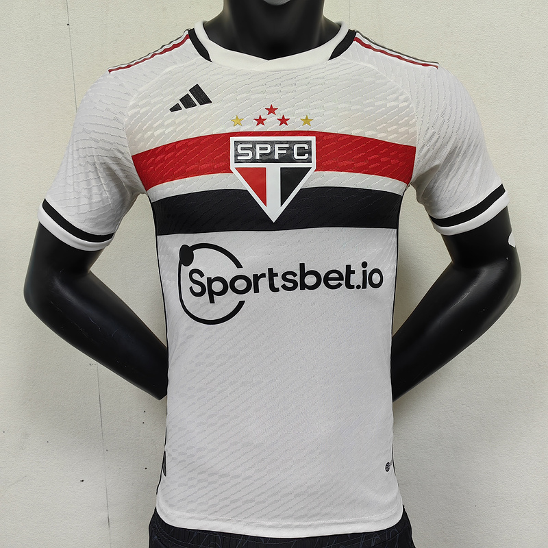 AAA Quality Sao Paulo 23/24 Home Soccer Jersey(Player)